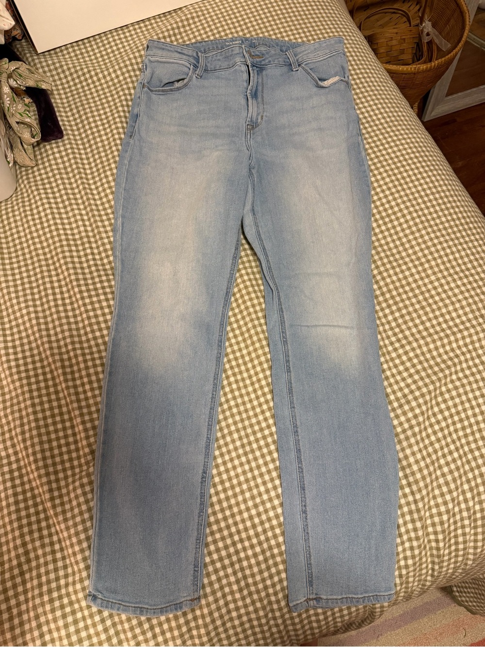 Old Navy Light Wash Women's Straight Leg Jeans